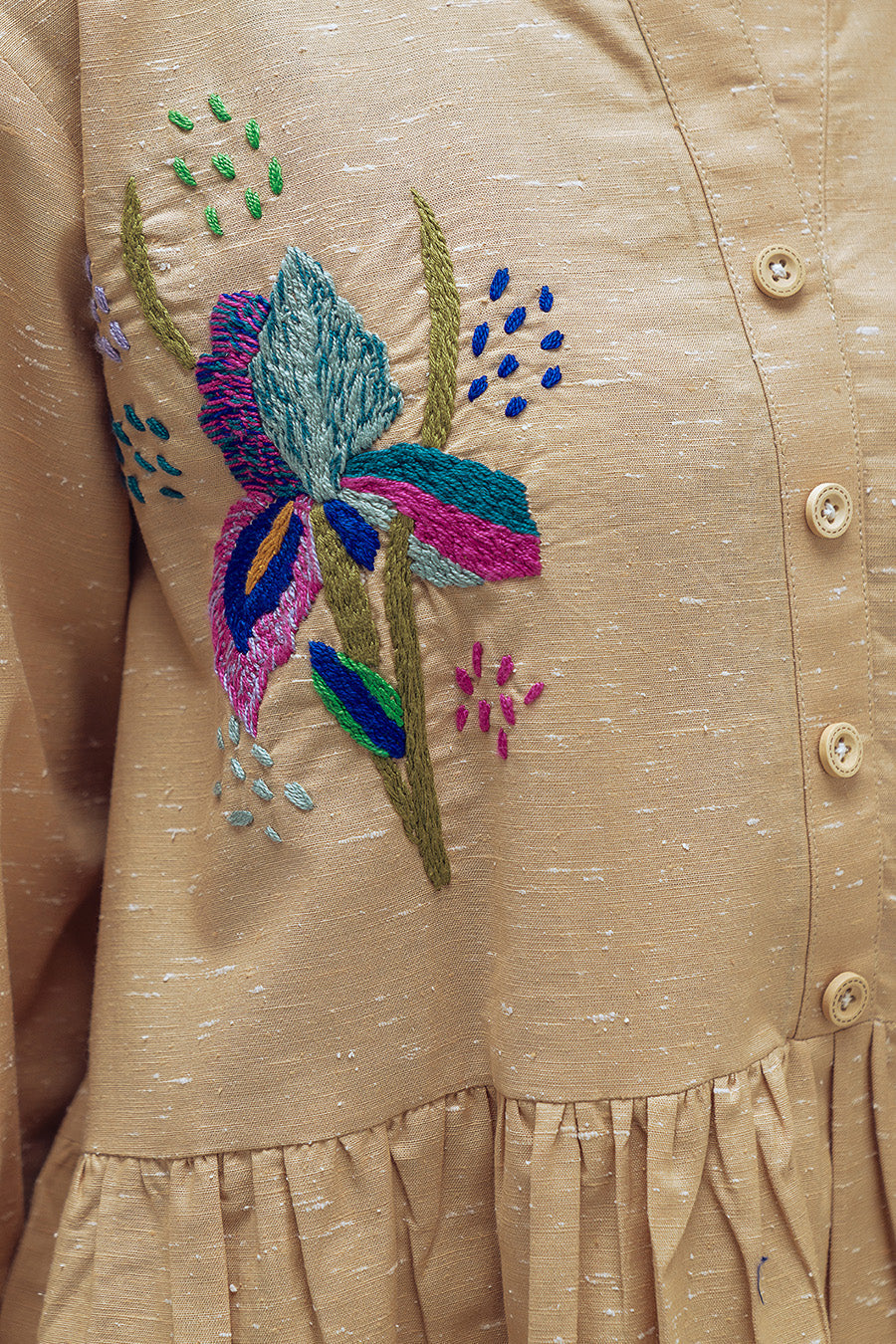 2 PIECE HAND EMBROIDERED SUIT