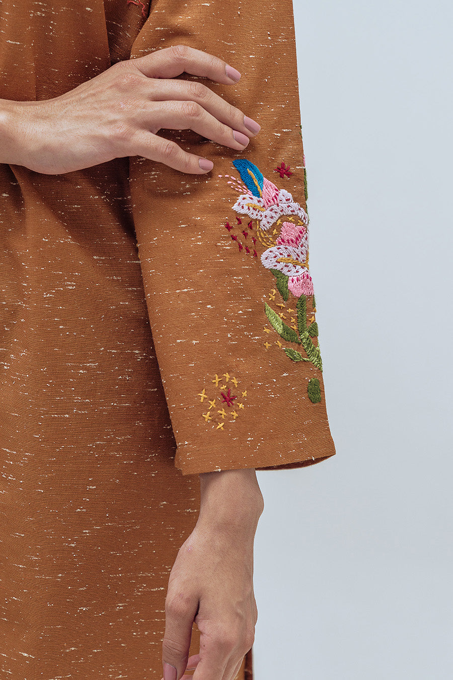 2 PIECE HAND EMBROIDERED SUIT