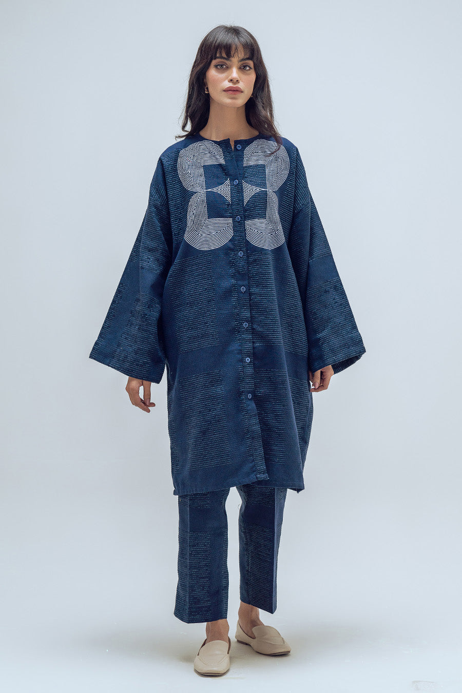 2 PIECE BLOCK PRINTED SUIT