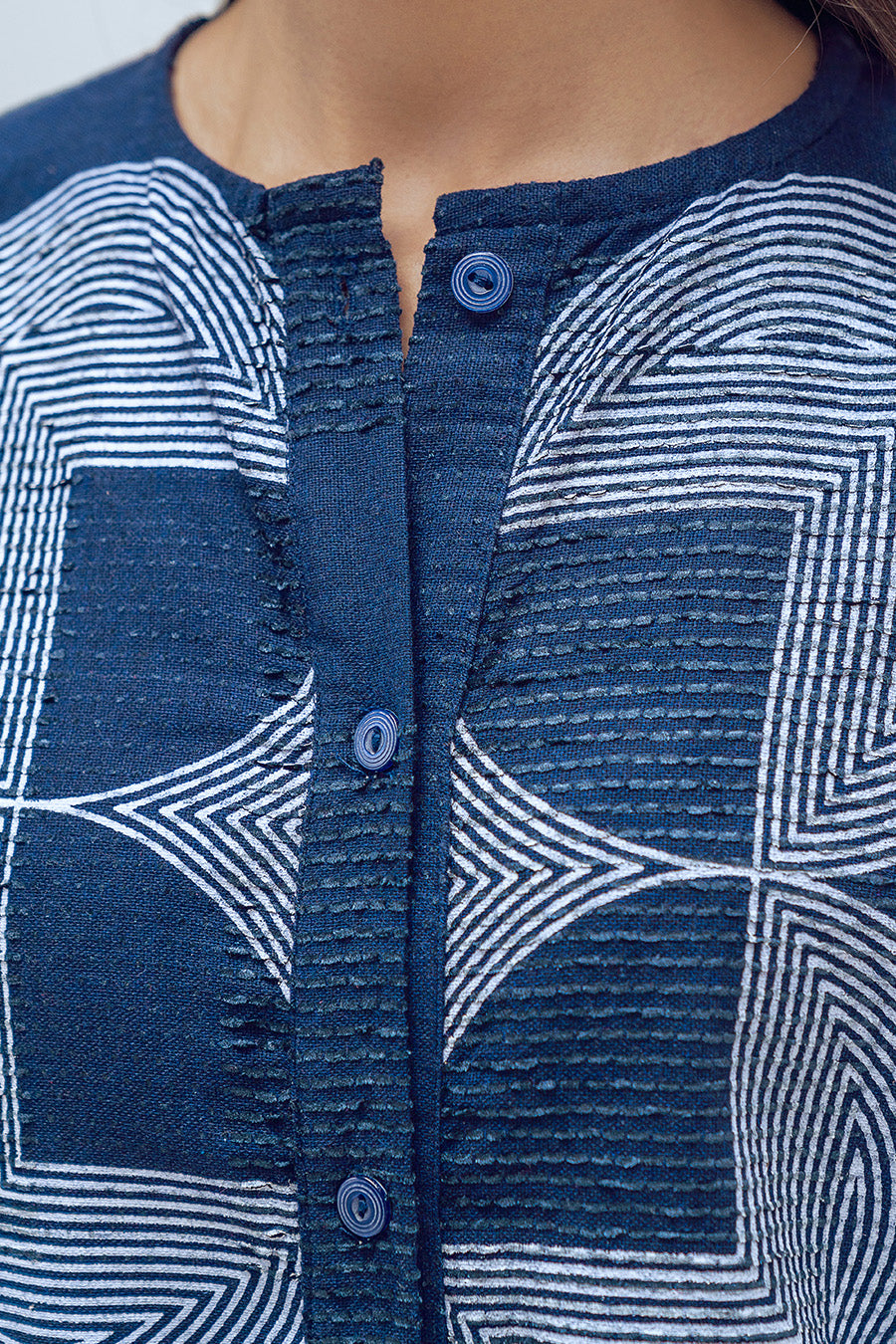 2 PIECE BLOCK PRINTED SUIT