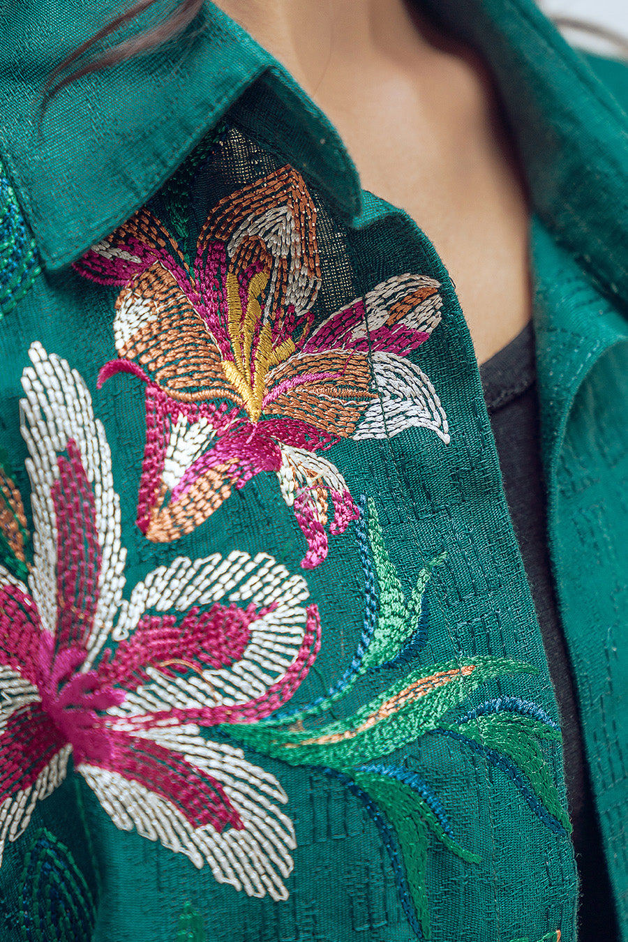 2 PIECE EMBROIDERED SUIT