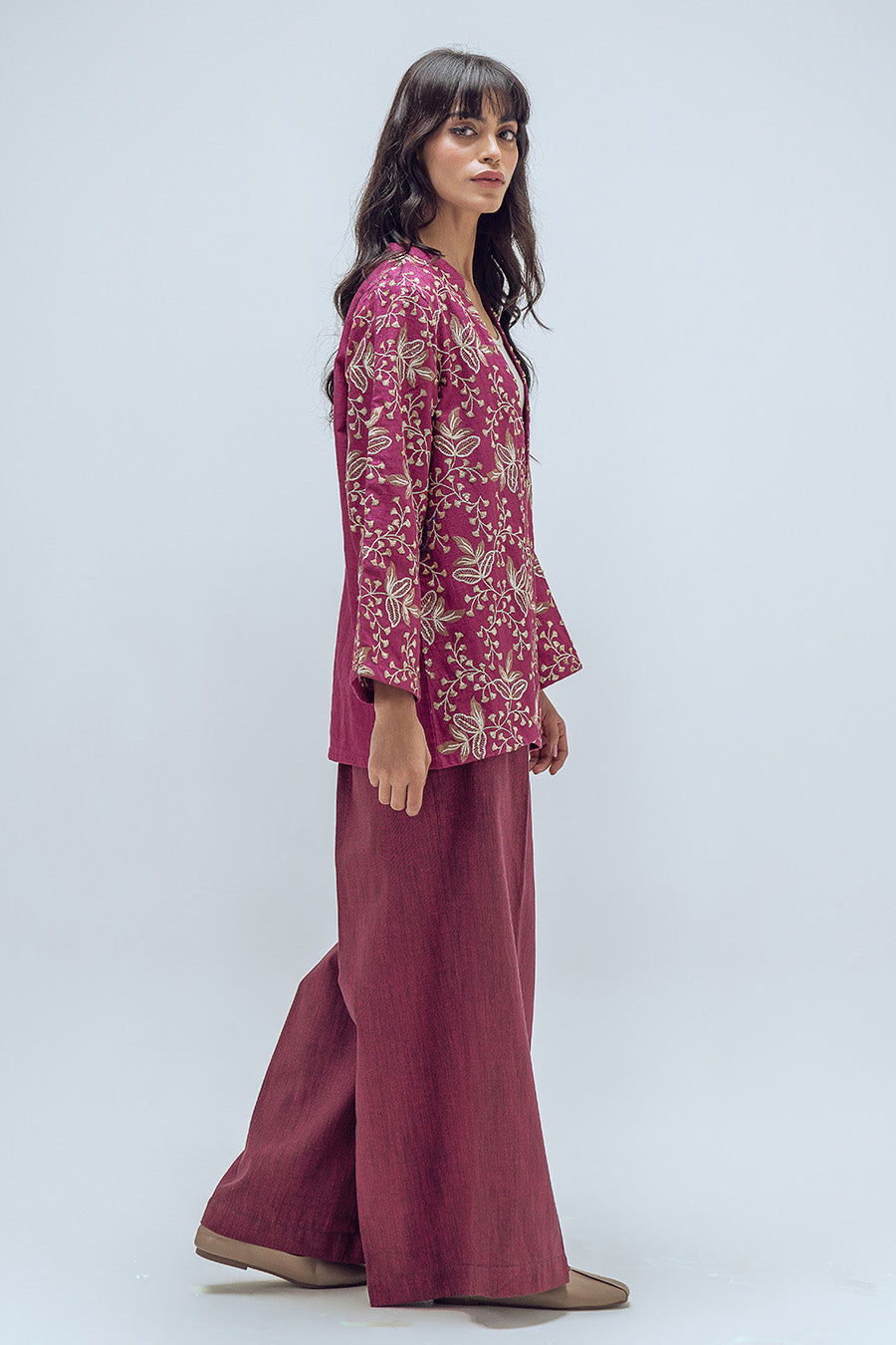 2 PIECE EMBROIDERED SUIT