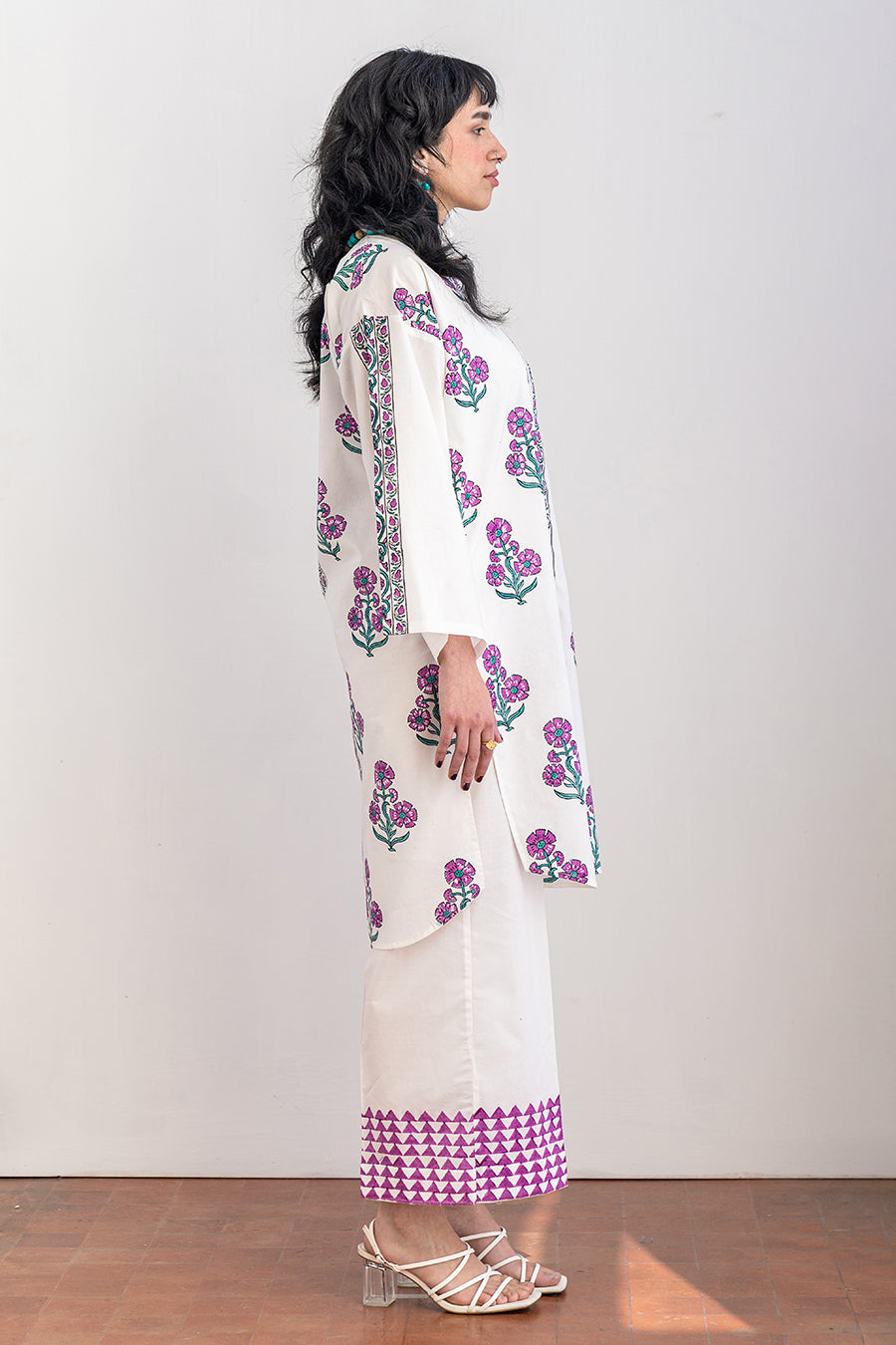 2 PIECE BLOCK PRINTED SUIT