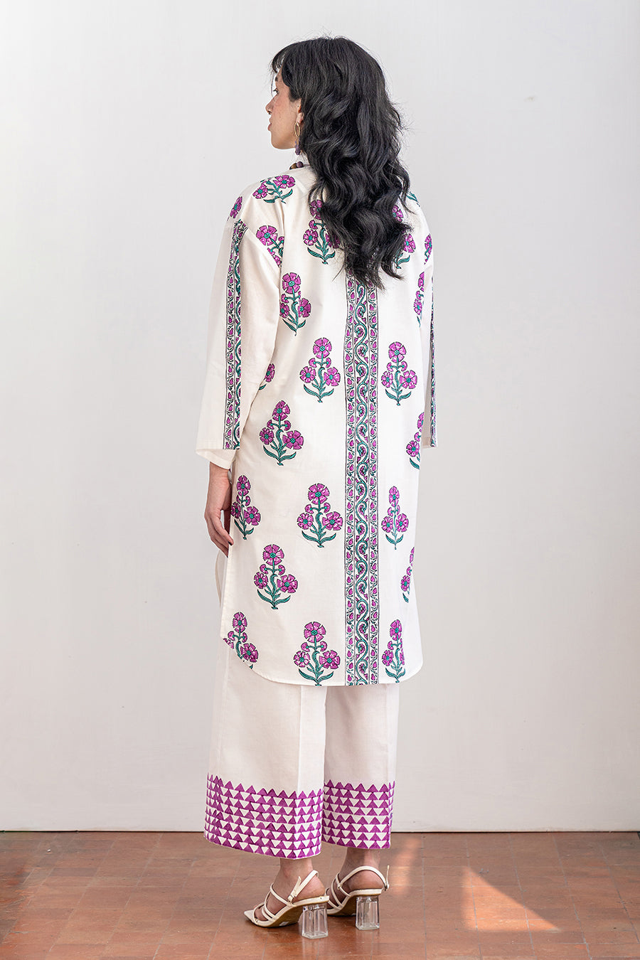 2 PIECE BLOCK PRINTED SUIT