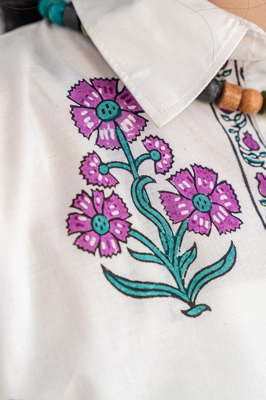 2 PIECE BLOCK PRINTED SUIT