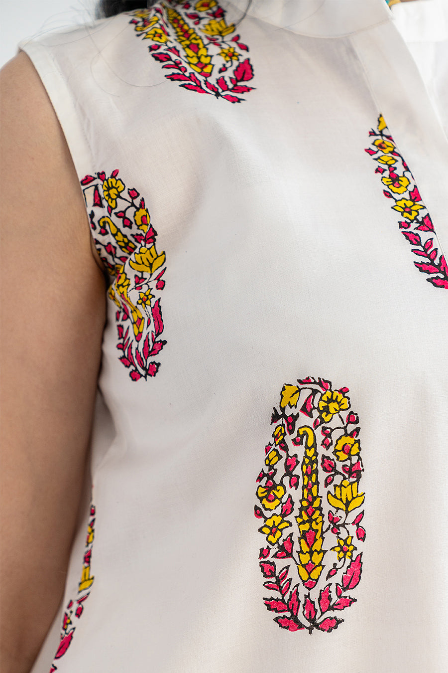 2 PIECE BLOCK PRINTED SUIT