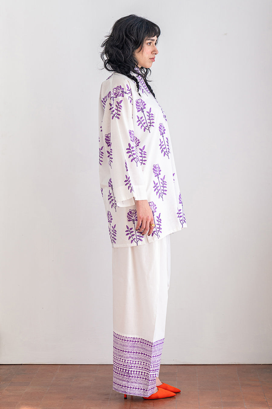 2 PIECE BLOCK PRINTED SUIT
