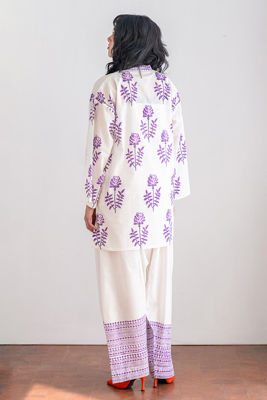 2 PIECE BLOCK PRINTED SUIT