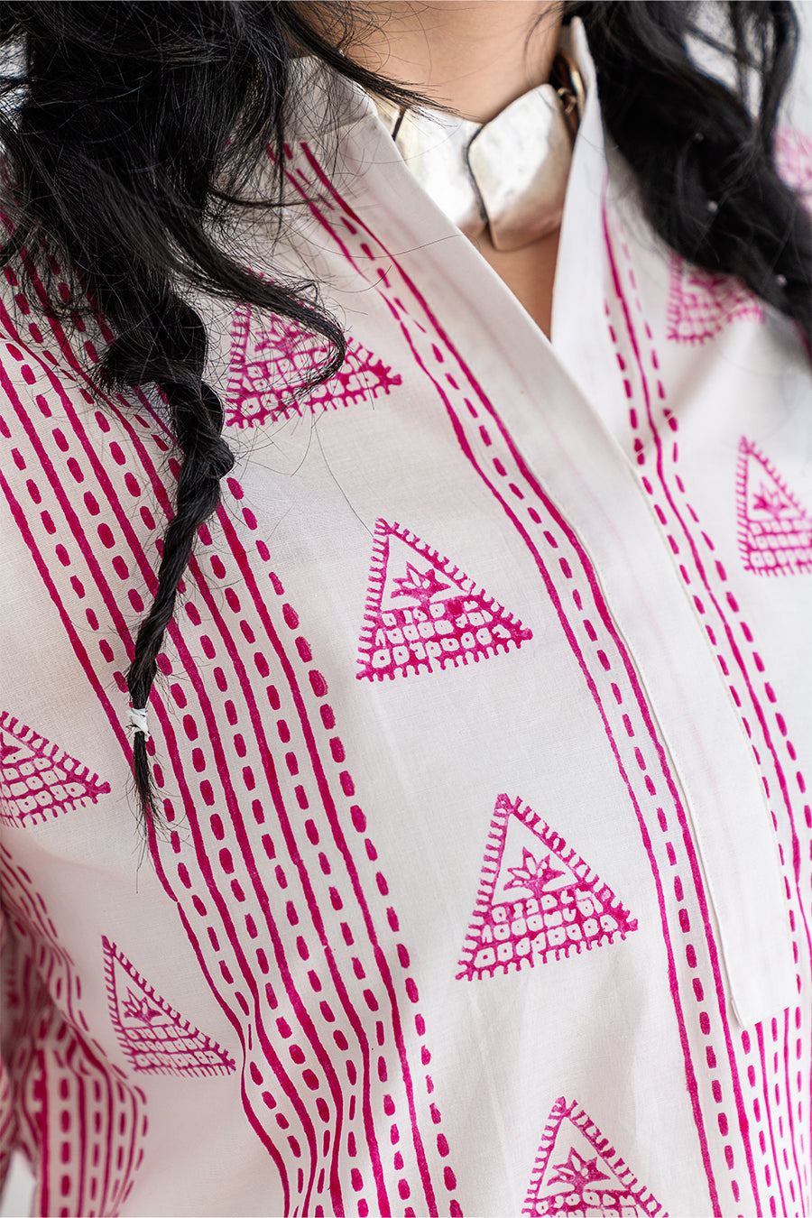 2 PIECE BLOCK PRINTED SUIT