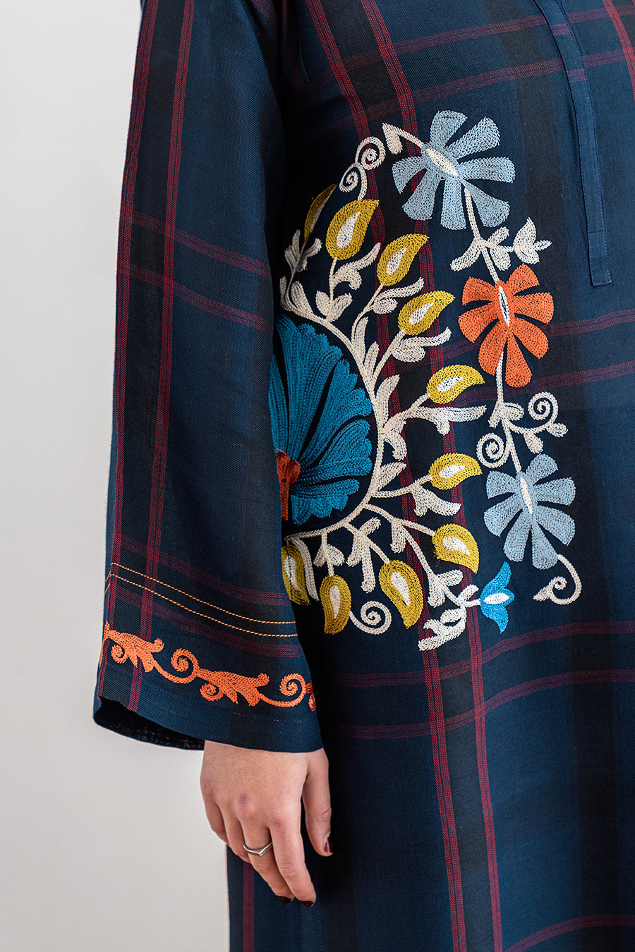 2 PIECE EMBROIDERED SUIT