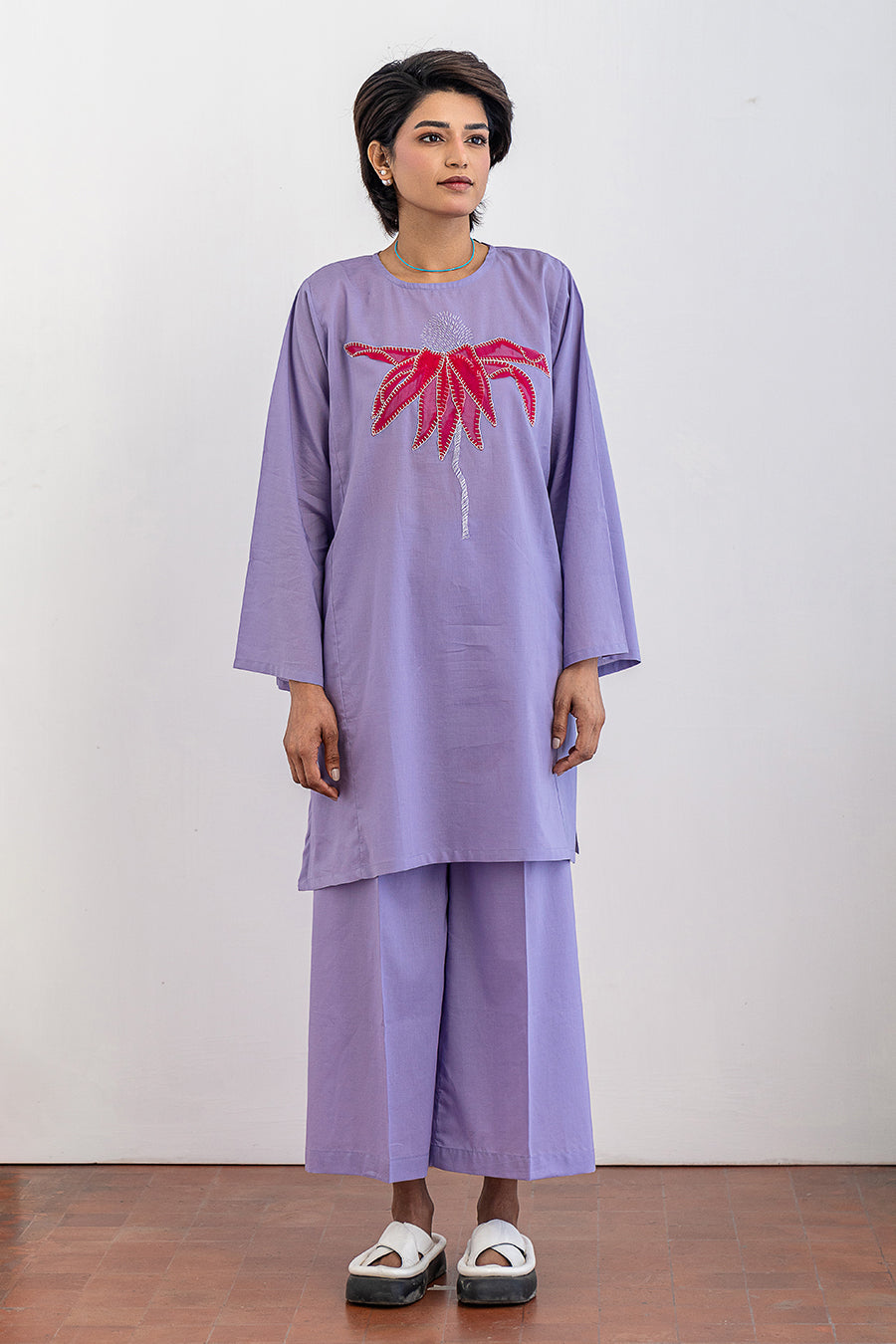 2 PIECE EMBROIDERED SUIT