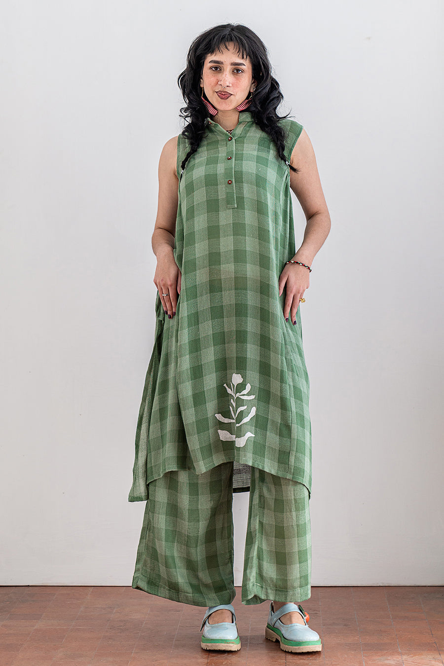 2 PIECE SCREEN PRINTED SUIT