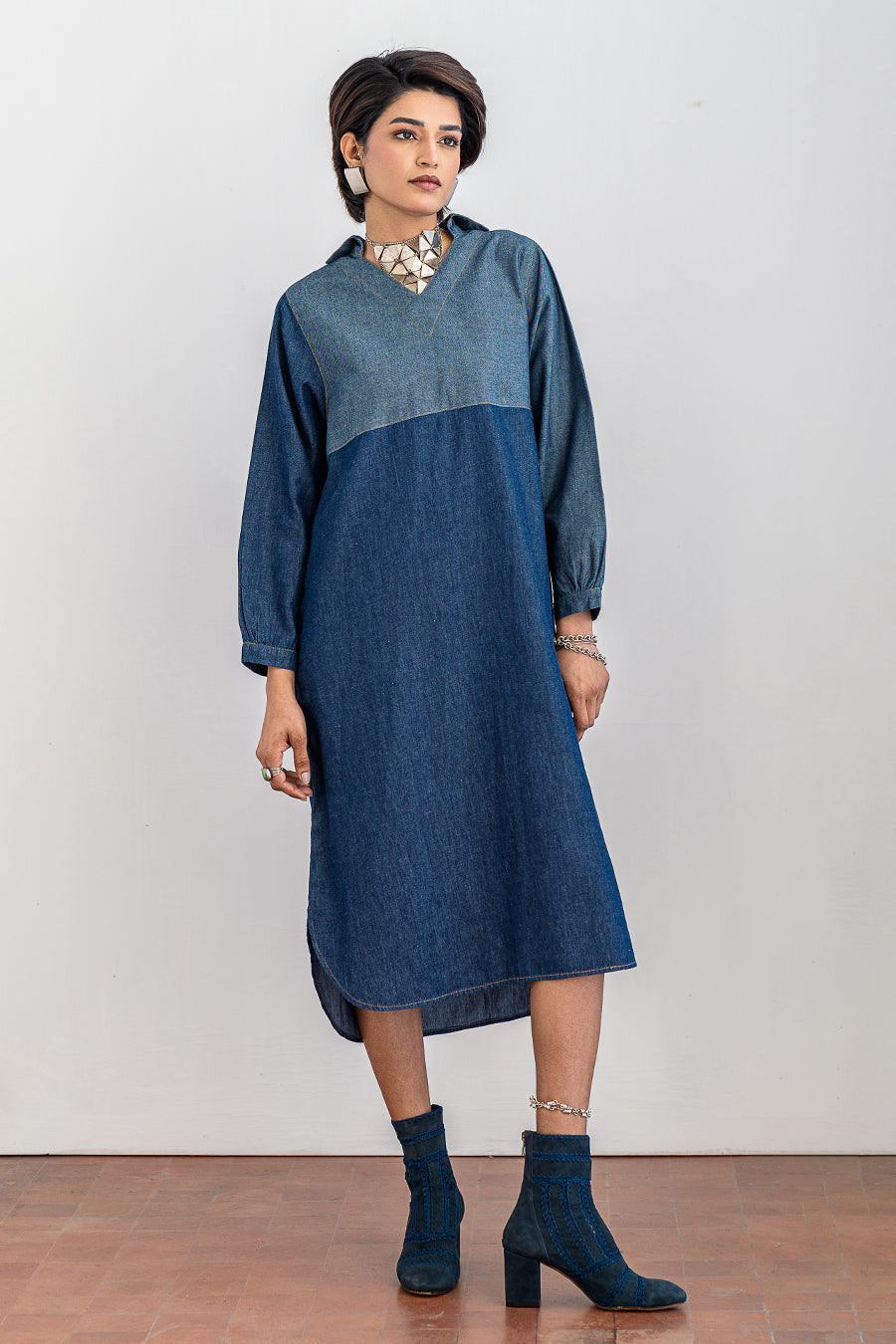 DENIM DRESS - GUDDI X GRIT