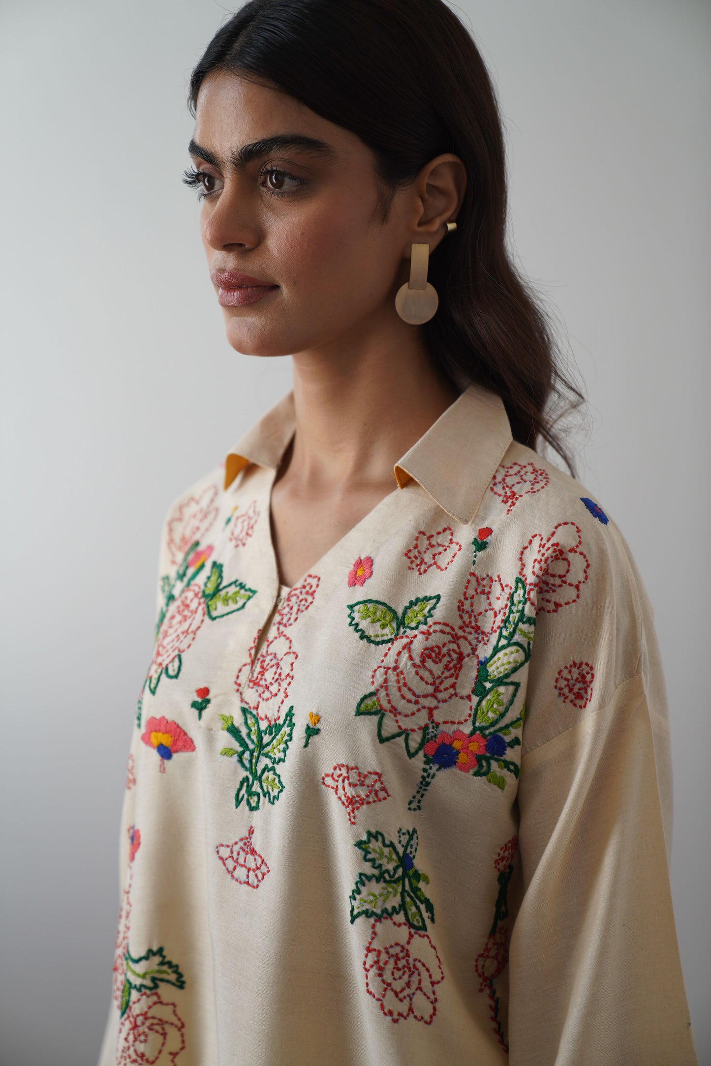 HEAVY EMBROIDERED SHIRT
