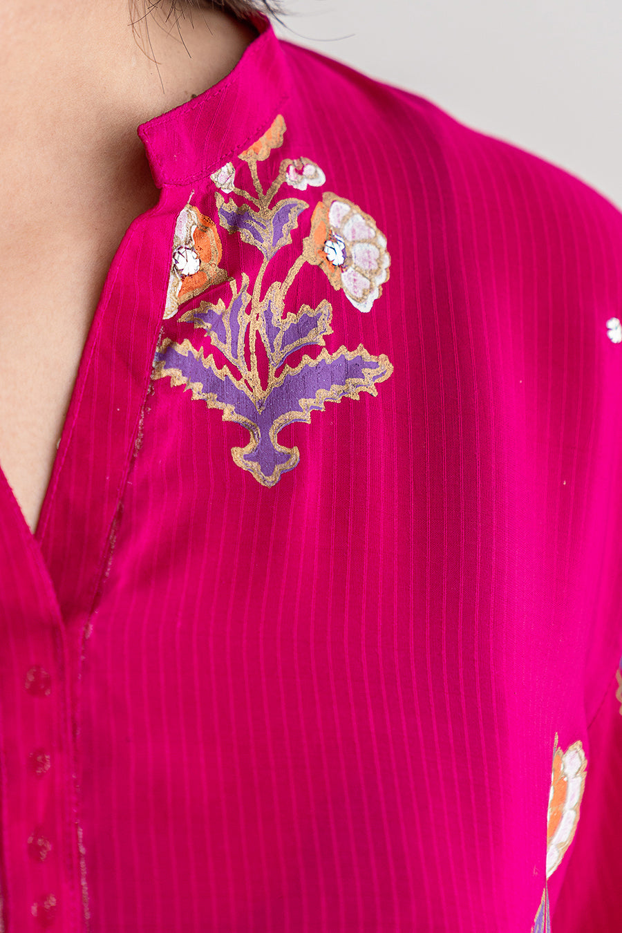2 PIECE BLOCK PRINTED SUIT - LUXURY PRET