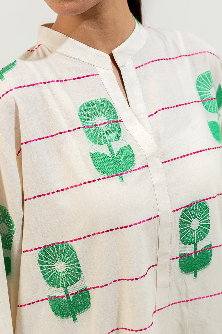 2 PIECE EMBROIDERED SUIT