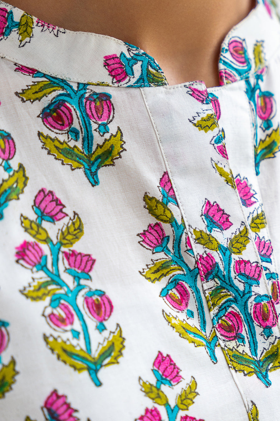 2 PIECE BLOCK PRINTED SUIT