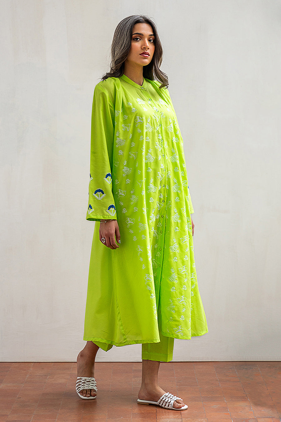 2 PIECE EMBROIDERED SUIT