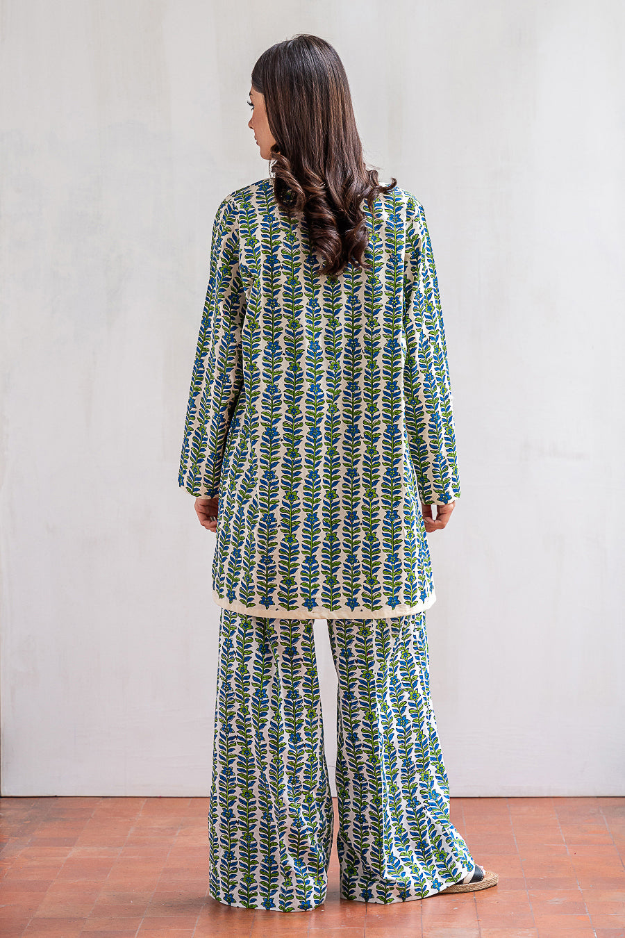 3 PIECE BLOCK PRINTED SUIT