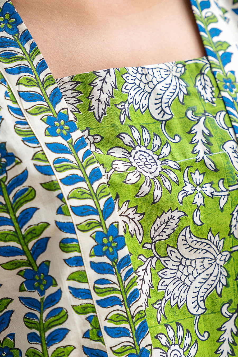 3 PIECE BLOCK PRINTED SUIT