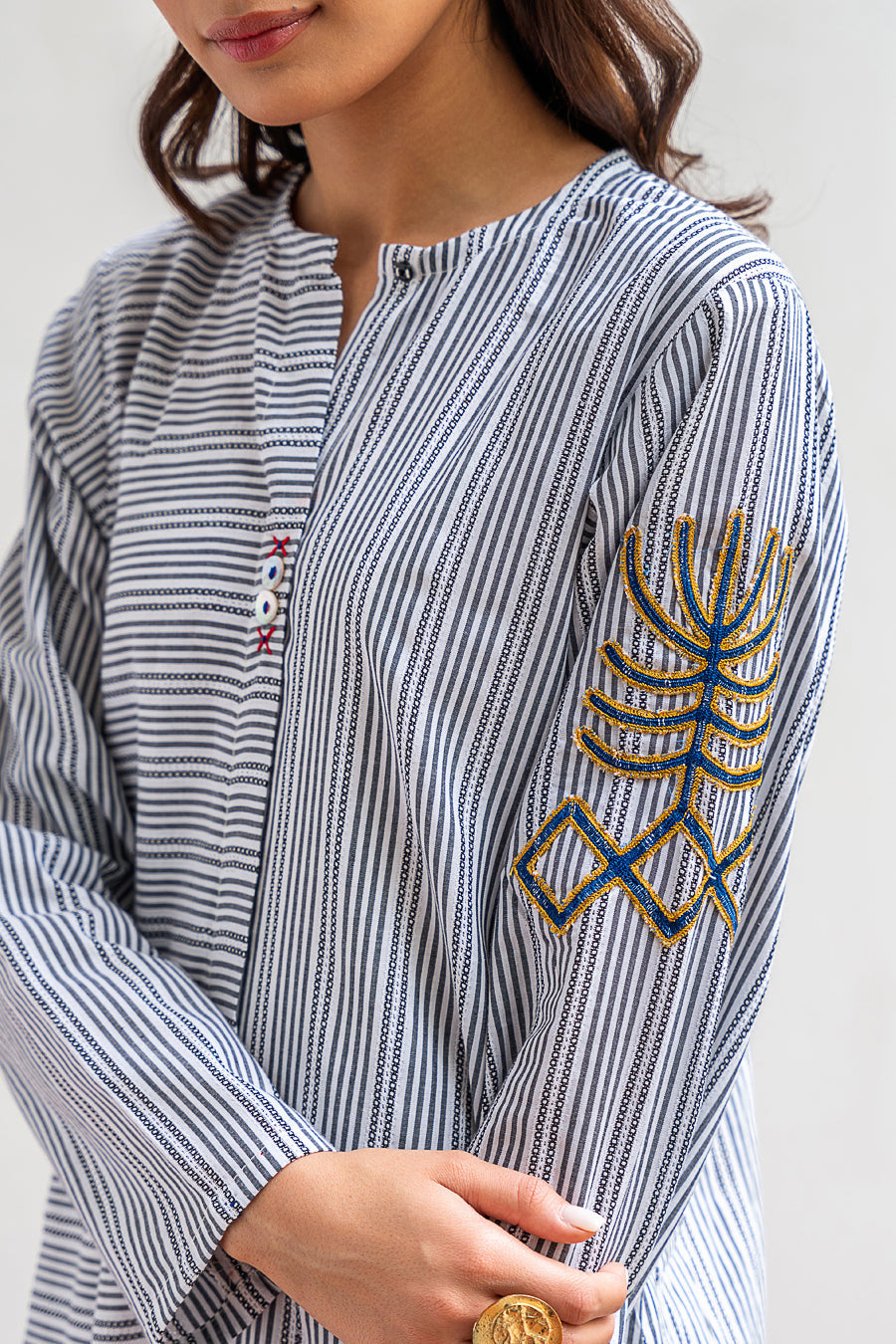 1 PIECE EMBROIDERED SHIRT