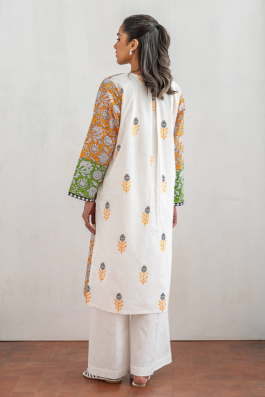 1 PIECE BLOCK PRINTED SHIRT