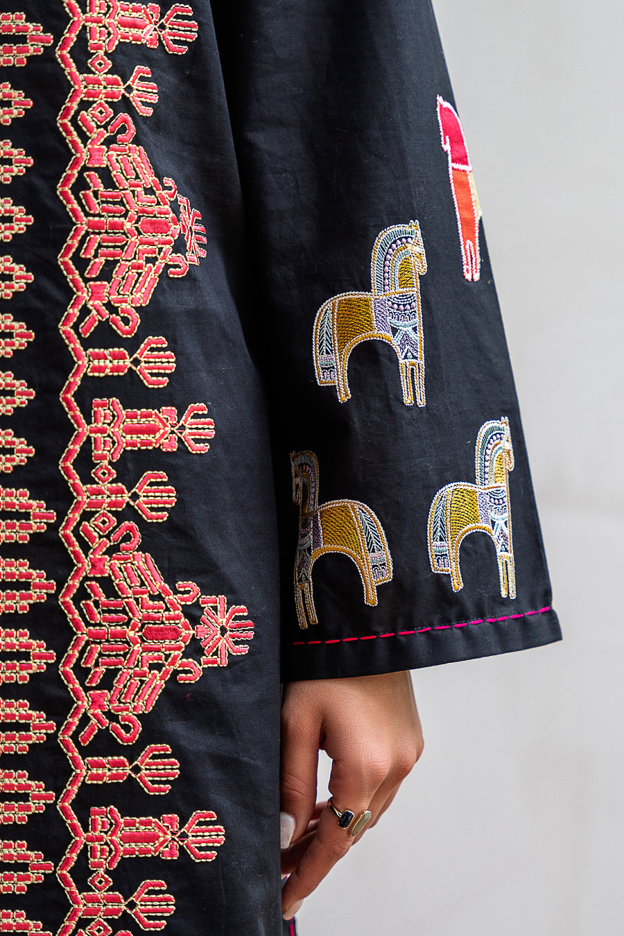 2 PIECE EMBROIDERED SUIT