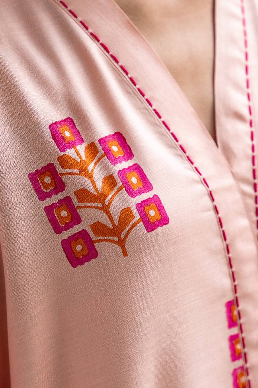 2 PIECE BLOCK PRINTED SUIT