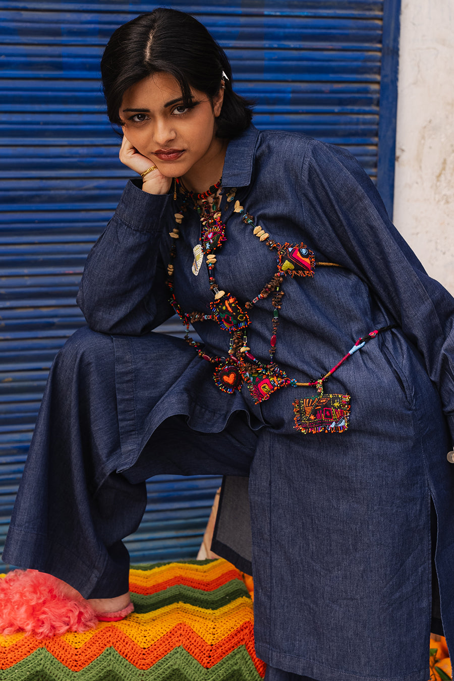 CHAMKILI BLUES CO-ORD
