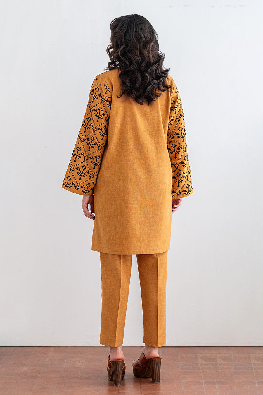 2 PIECE EMBROIDERED SUIT