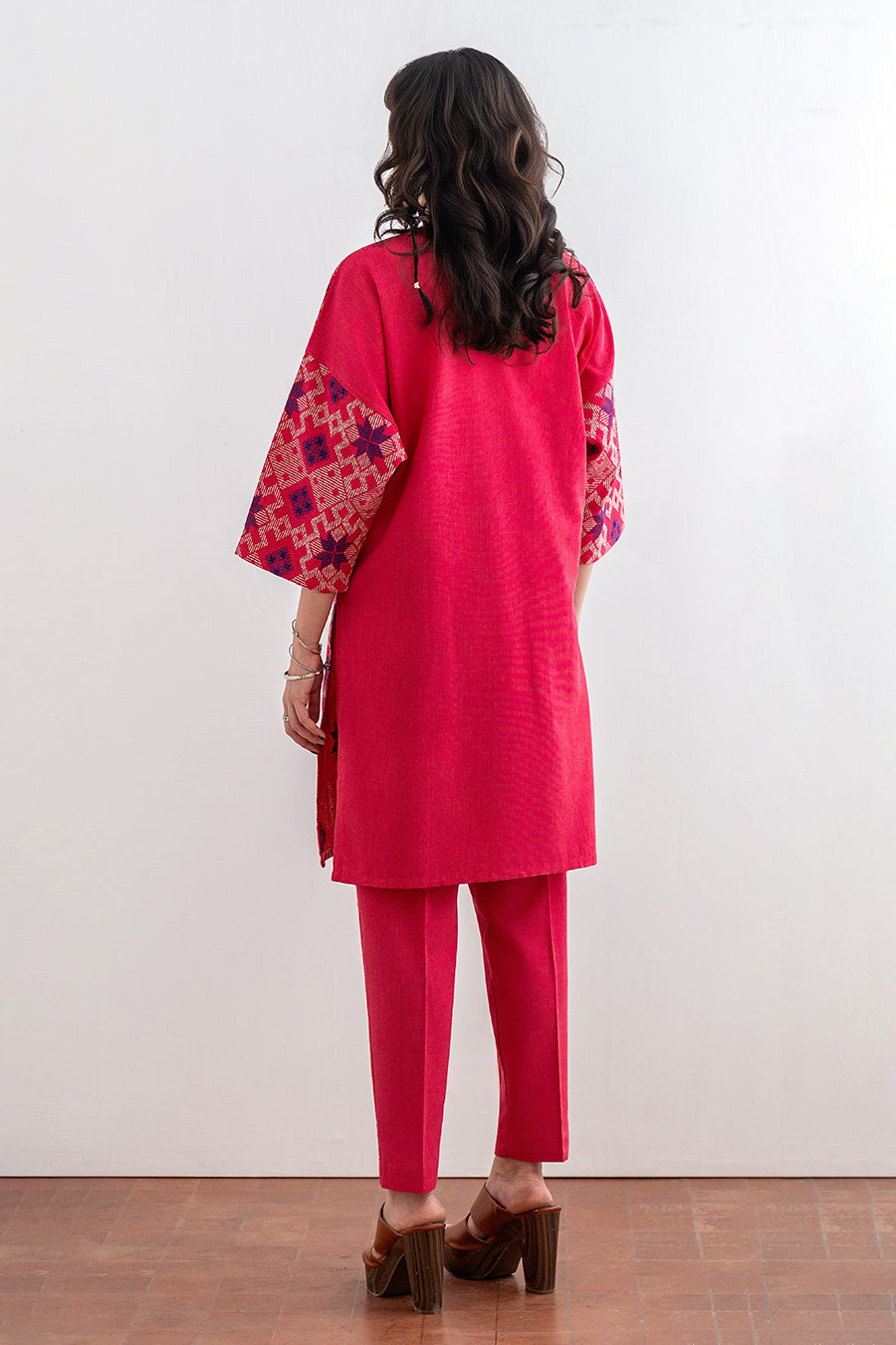 2 PIECE EMBROIDERED SUIT