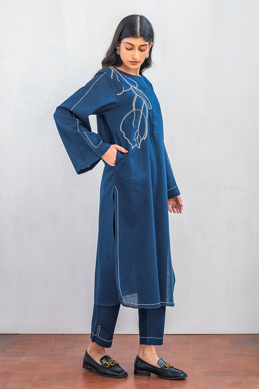 2 PIECE EMBROIDERED SUIT
