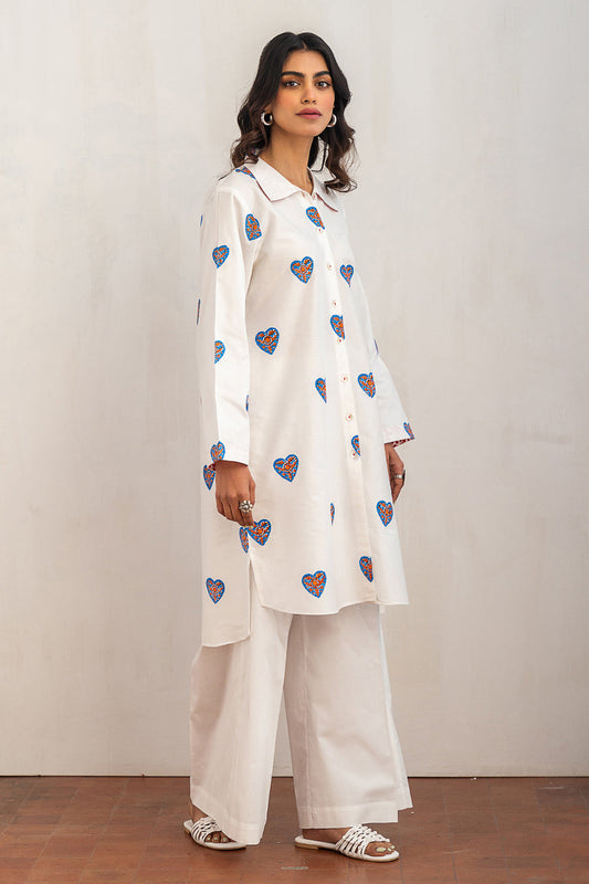 1 PIECE BLOCK PRINTED SHIRT
