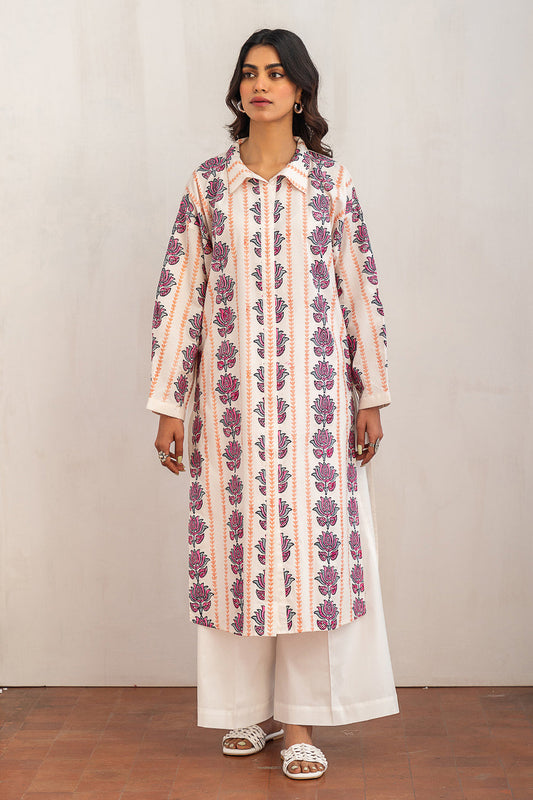 1 PIECE BLOCK PRINTED SHIRT