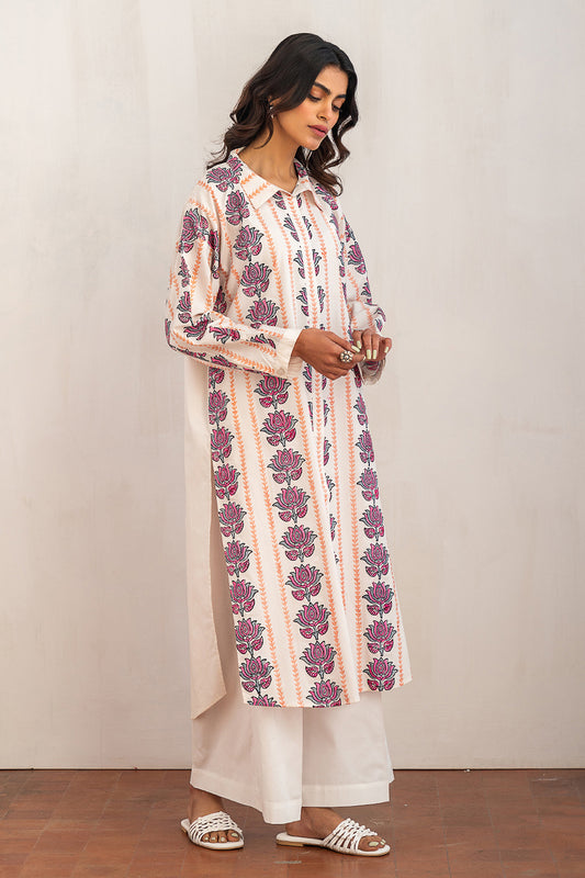 1 PIECE BLOCK PRINTED SHIRT