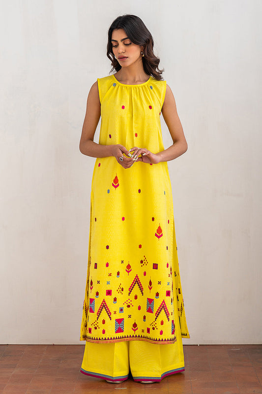 2 PIECE EMBROIDERED SUIT