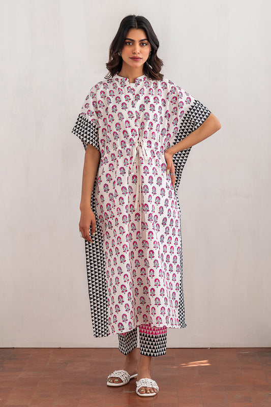 2 PIECE BLOCK PRINTED SUIT