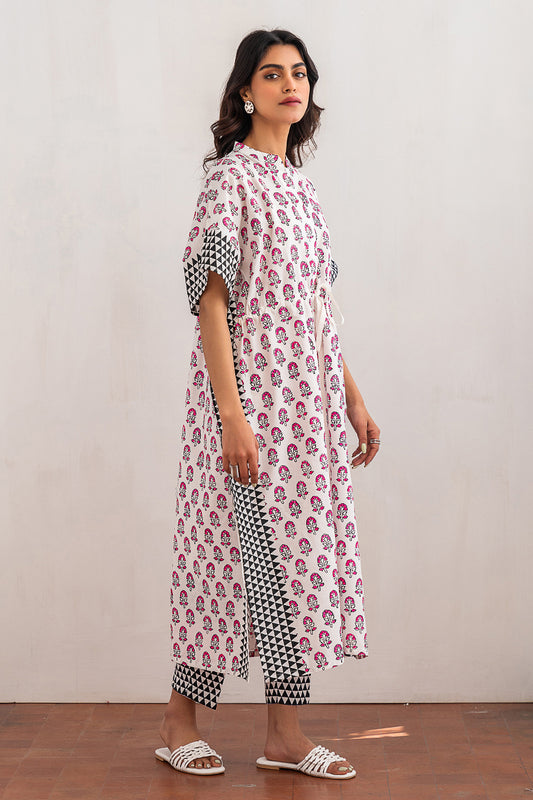 2 PIECE BLOCK PRINTED SUIT