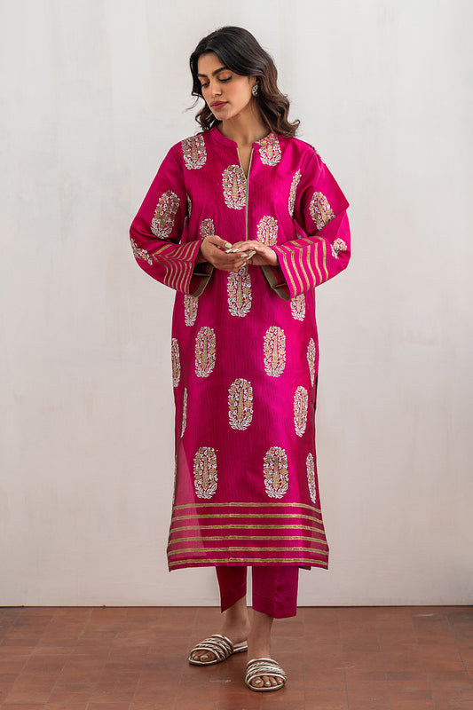 2 PIECE PRINTED LUXURY SUIT