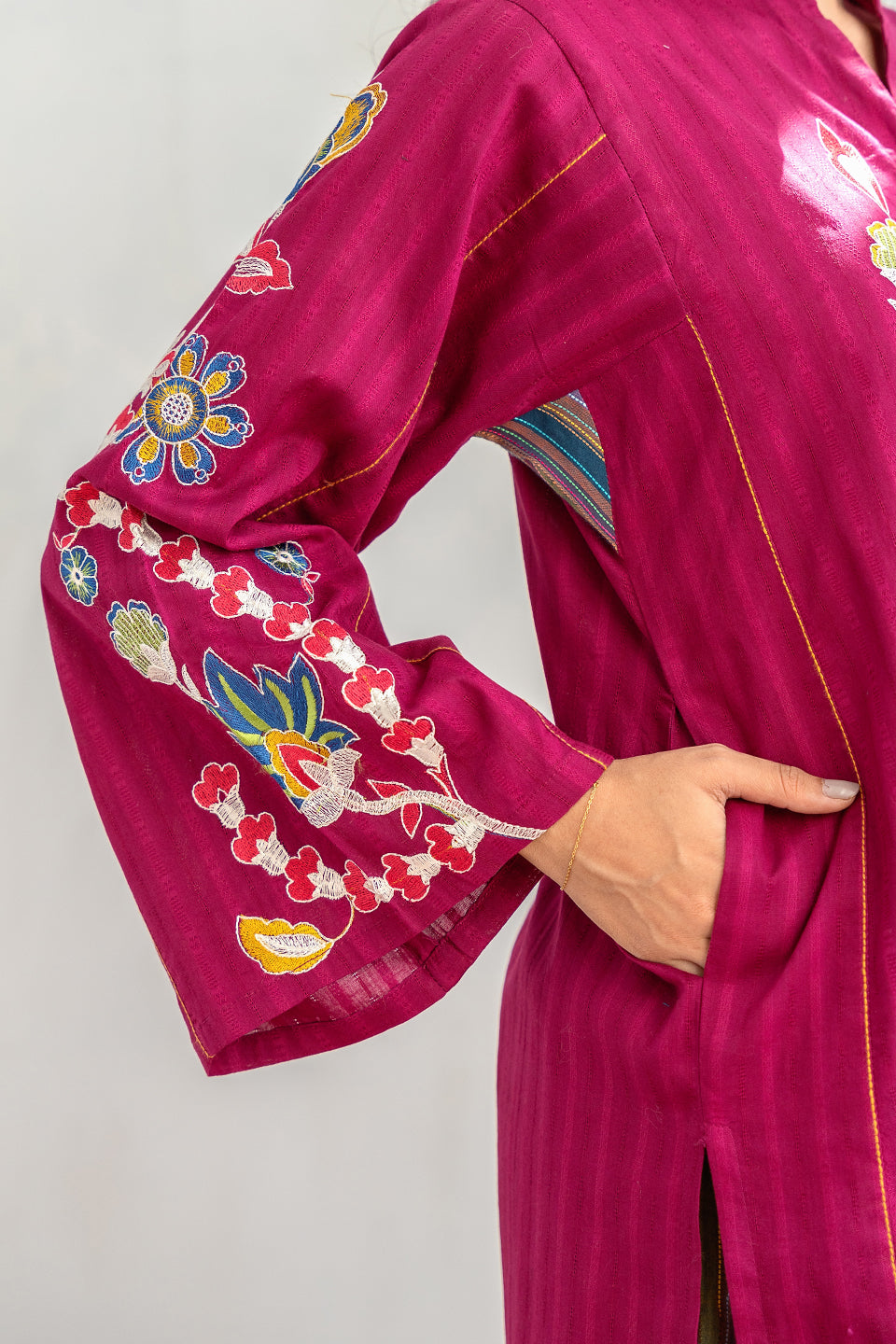 2 PIECE EMBROIDERED SUIT
