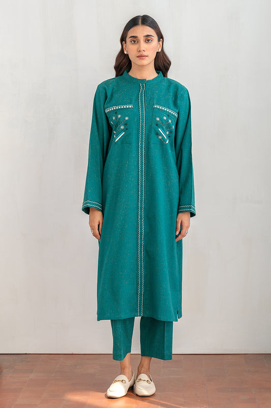 2 PIECE EMBROIDERED SUIT
