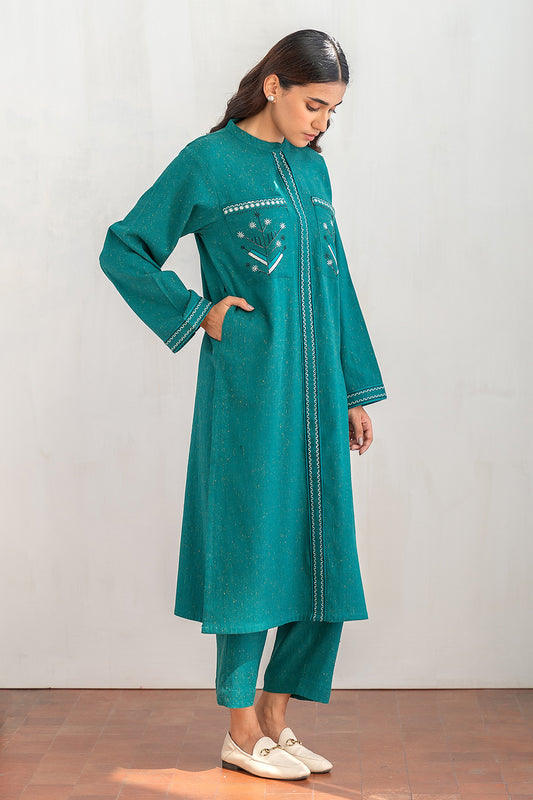 2 PIECE EMBROIDERED SUIT