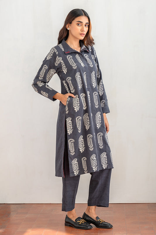 2 PIECE EMBROIDERED SUIT