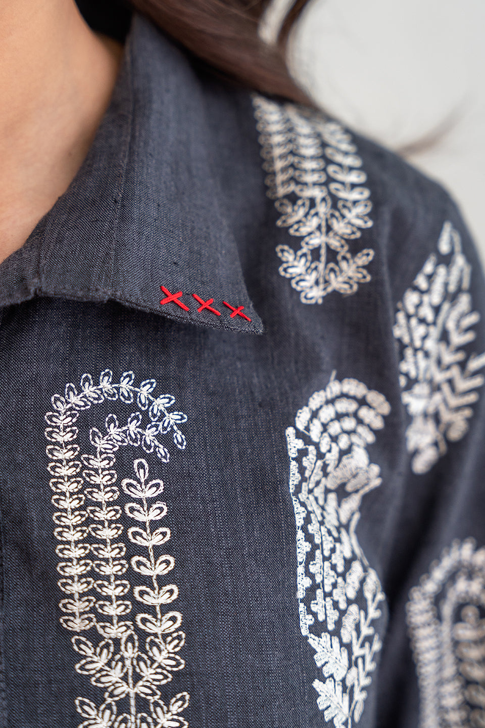 2 PIECE EMBROIDERED SUIT