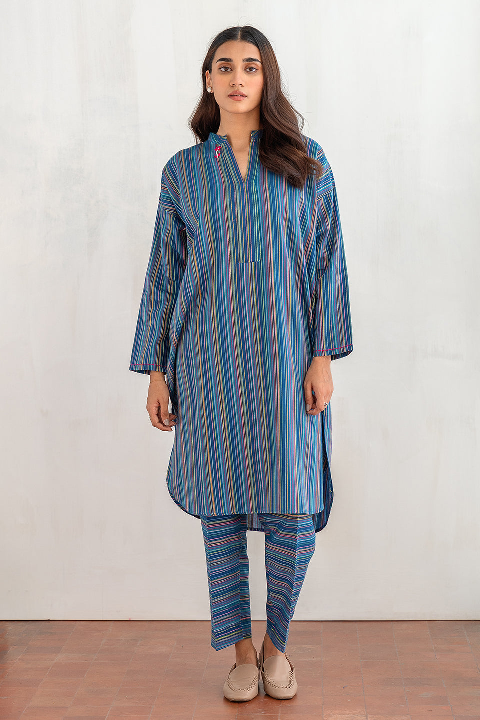 2 PIECE EMBROIDERED SUIT