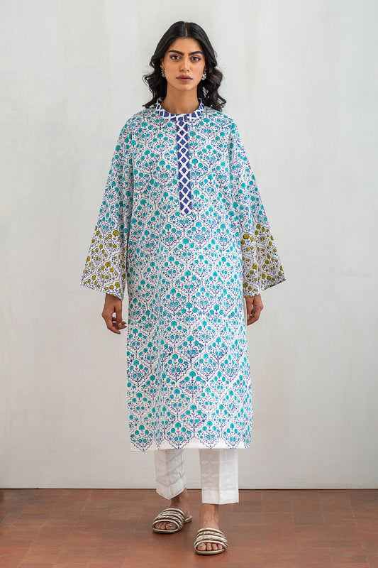 1 PIECE BLOCK PRINTED SHIRT