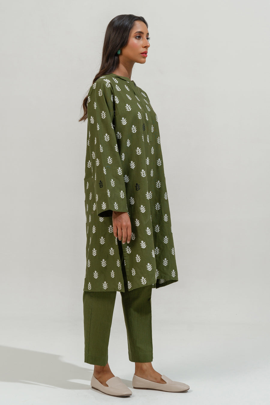 2 PIECE EMBROIDERED SUIT