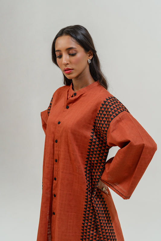 2 PIECE BLOCK PRINTED SUIT