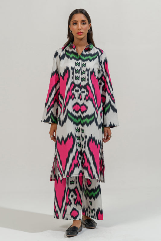 2 PIECE BLOCK PRINTED SUIT