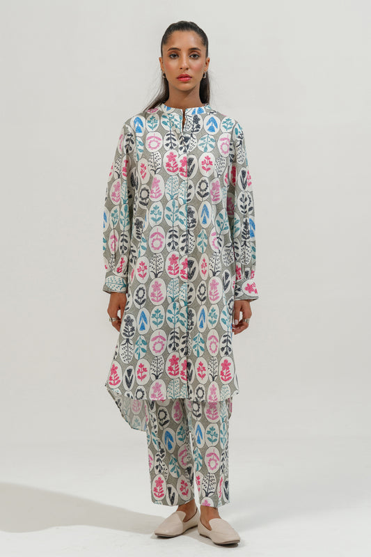 2 PIECE BLOCK PRINTED SUIT